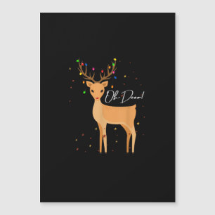 Oh Deer Christmas Light Pajama Cute Reindeer Holid