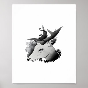 Oh Deer Classic Style Poster