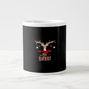 Oh Deer Classic Vibe  Large Coffee Mug
