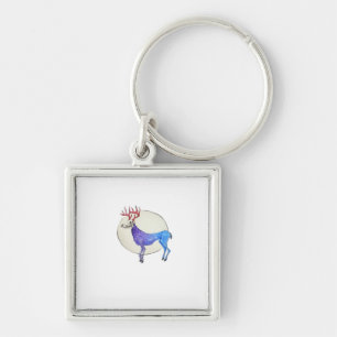 Oh Deer Clean Graphic Style  Key Ring