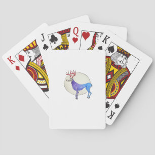 Oh Deer Clean Graphic Style Playing Cards