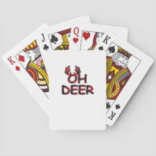 Oh Deer Clean Layout Playing Cards