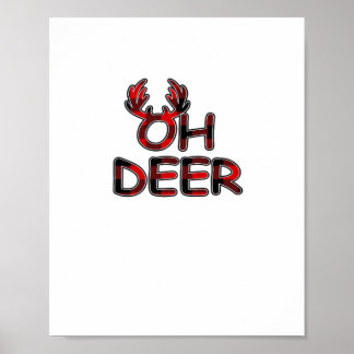 Oh Deer Clean Layout  Poster