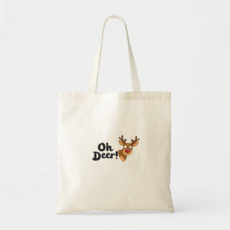 Oh Deer Clean Minimal Seeing Tote Bag
