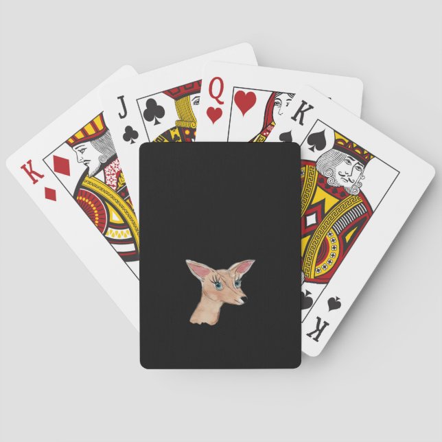 Oh Deer Clean Modern   Playing Cards (Back)