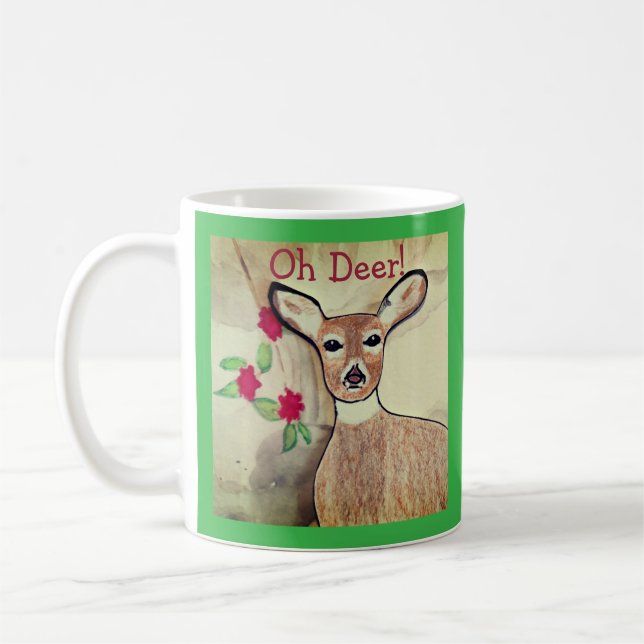 Oh Deer!  Coffee Mug (Left)