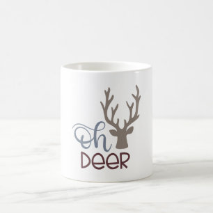Oh deer coffee mug