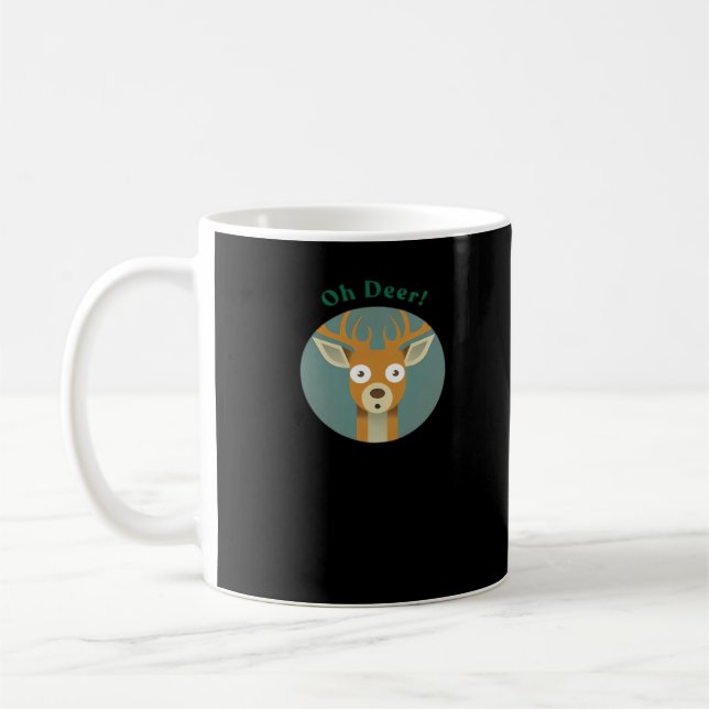 Oh Deer Creative Style Coffee Mug (Left)