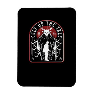 Oh Deer Cult Of The Tree Artistic Style Magnet
