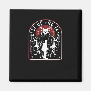 Oh Deer Cult Of The Tree Artistic Style Magnet