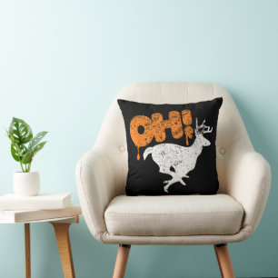 Oh Deer! Distressed Funny Pun Animal lover Cushion