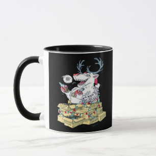 Oh Deer Drunk Reindeer Celebrating Christmas Festi Mug