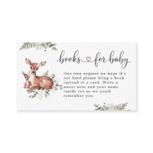 Oh deer  floral baby shower Books for baby 