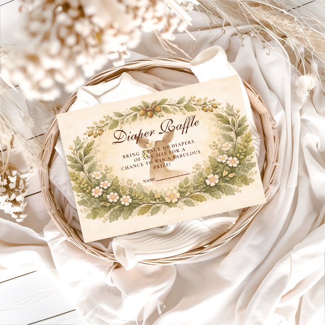 Oh Deer Forest Diapper Raffle Enclosure Card (Creator Uploaded)