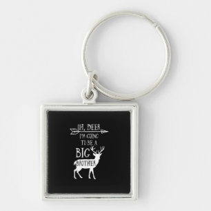 Oh Deer Going To Big Brother Christmas Announcemen Key Ring