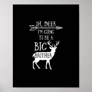 Oh Deer Going To Big Brother Christmas Announcemen Poster
