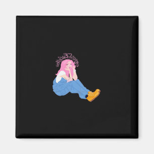 Oh Deer Graphic Artistic Design Magnet