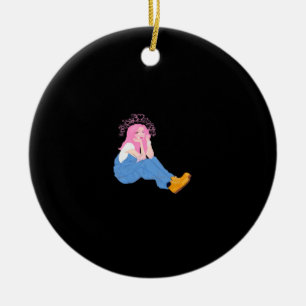 Oh Deer Graphic Artistic Design Ornament