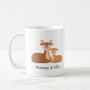 Oh Deer, I Love You – Custom Mama & Baby Deer Coffee Mug