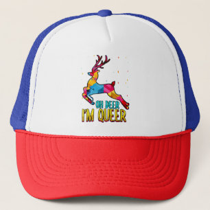 Oh Deer I'm Queer LGBT Pride Month Trucker Hat