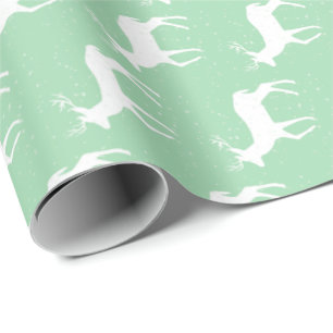 Oh Deer, it's Christmas [green] - Wrapping Paper