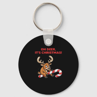 Oh Deer Its Christmas Stressed Reindeer With Sweet Key Ring