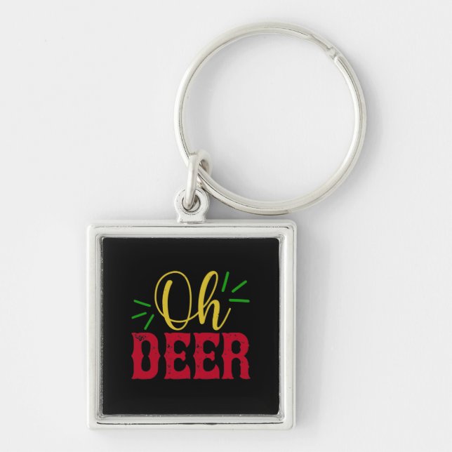 Oh Deer Key Ring (Front)