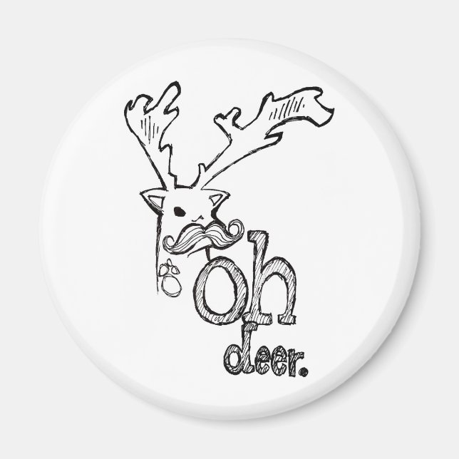 Oh Deer Magnet (Front)