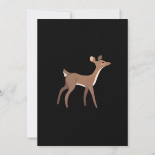 Oh Deer Me Whimsical Creative Design Holiday Card