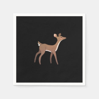 Oh Deer Me Whimsical Creative Design Napkin