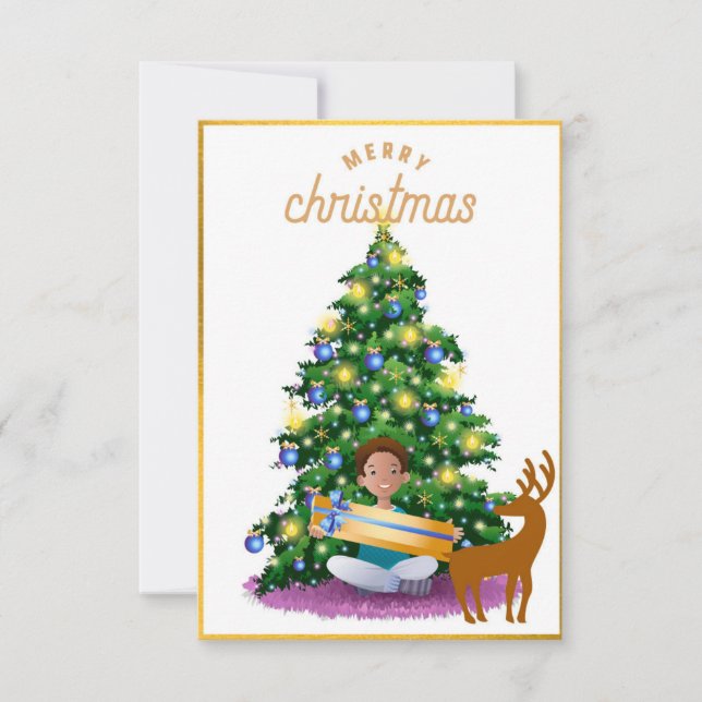 oh deer merry christmas cards 2022  (Front)