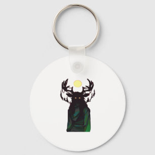 Oh Deer Minimal Design Key Ring