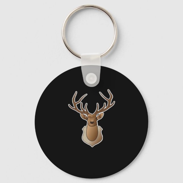 Oh Deer Minimal Design Key Ring (Front)