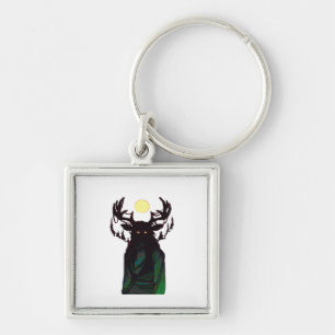 Oh Deer Minimal Design  Key Ring