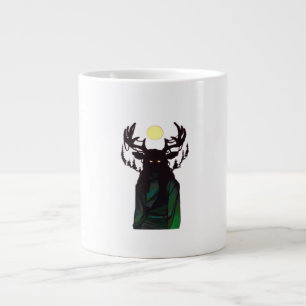 Oh Deer Minimal Design  Large Coffee Mug