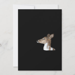 Oh Deer Minimal Modern Design Holiday Card