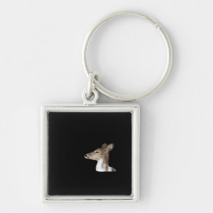 Oh Deer Minimal Modern Design Key Ring