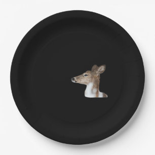 Oh Deer Minimal Modern Design Paper Plate
