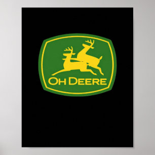 Oh Deer Minimal Modern Design Poster