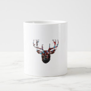 Oh Deer Minimal Style Large Coffee Mug