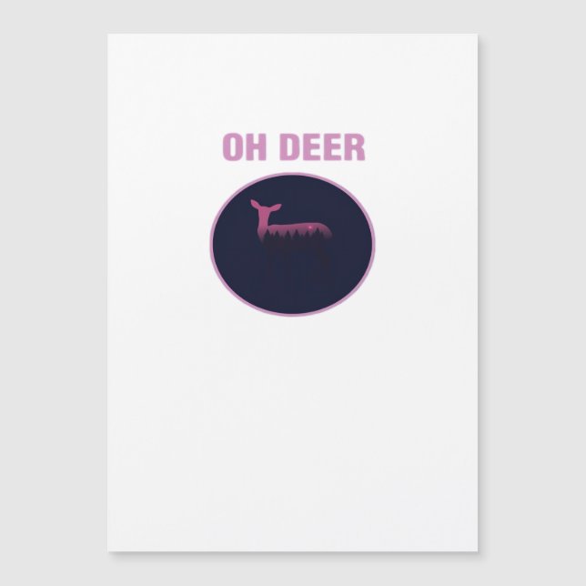 Oh Deer Modern Aesthetic  (Front)
