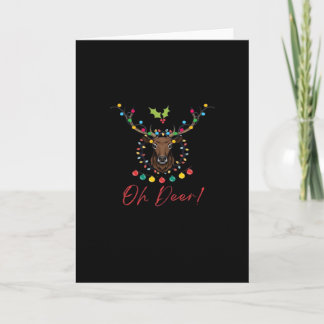 Oh Deer Modern Aesthetic Card