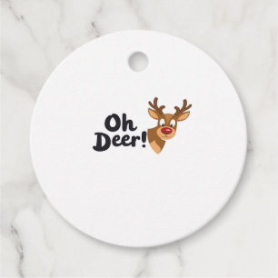 Oh Deer Modern Aesthetic Style Favour Tags