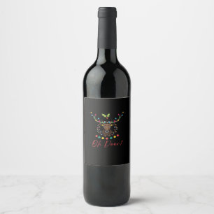 Oh Deer Modern Aesthetic  Wine Label
