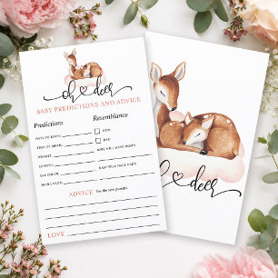 Oh Deer Pink Woodland Baby Predictions & Advice
