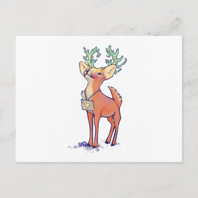 Oh Deer Postcard (Front)