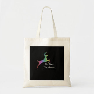 Oh Deer Queer Funny Pun LGBT Pride CelebraTote Bag