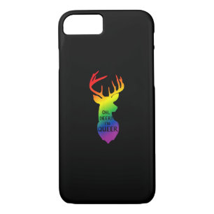 Oh Deer Queer Pride Celebration Funny LGBT Gift iPhone 8/7 Case