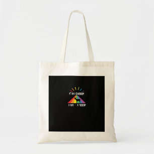 Oh Deer Queer Trendy Aesthetic Design Tote Bag