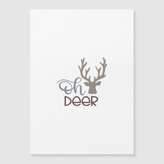 Oh Deer Retro Classic Design  (Front)